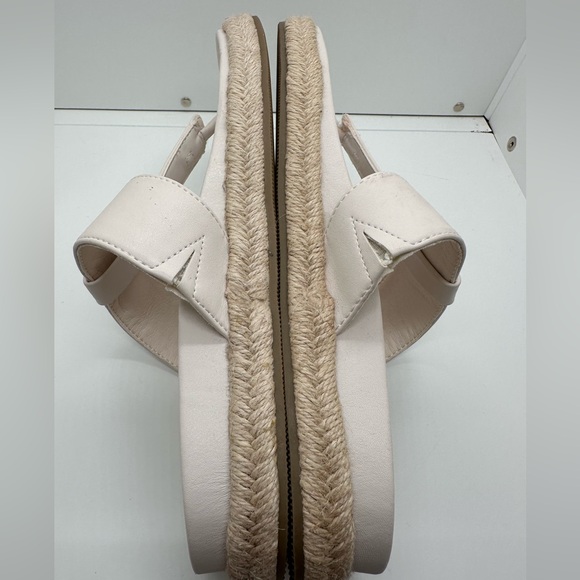 Joie Nacho Espadrille Thong Slide Sandals Vegan Leather Size 9.5 - Picture 8 of 10